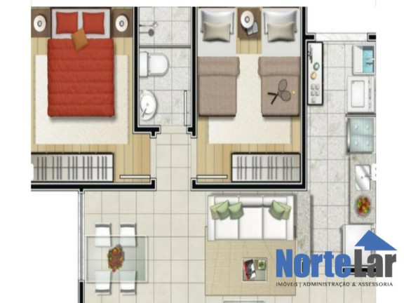 Imagem Apartamento com 2 Quartos à Venda, 48 m² em Jaraguá - São Paulo