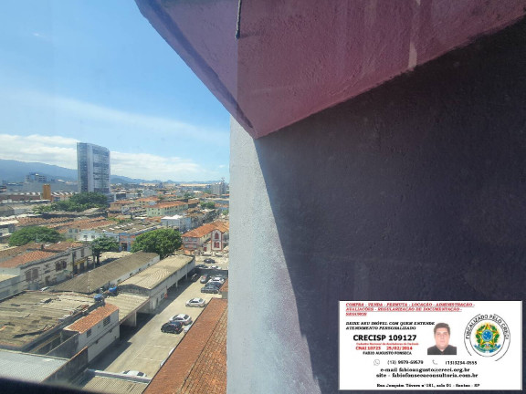 Imagem Sala Comercial para Alugar, 50 m² em Gonzaga - Santos