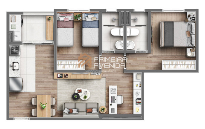 Imagem Apartamento com 3 Quartos à Venda, 58 m² em Jardim Ismênia - São José Dos Campos