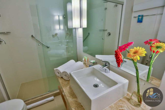 Imagem Flat com 1 Quarto à Venda, 24 m² em Pompéia - Santos