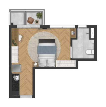 Imagem Imóvel com 1 Quarto à Venda, 41 m² em Alto Da Boa Vista - São Paulo