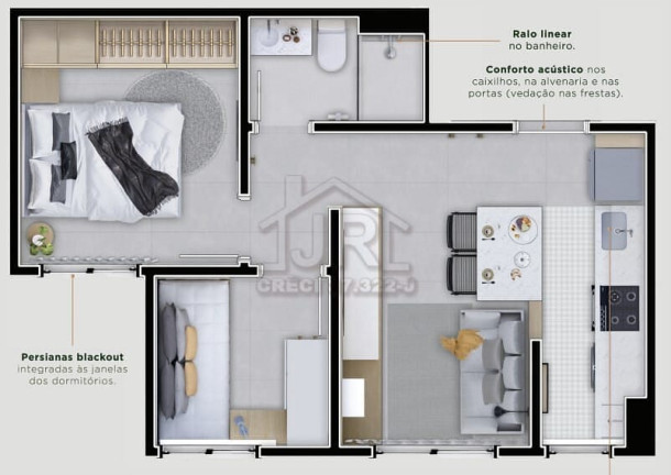 Imagem Apartamento com 2 Quartos à Venda, 35 m² em Jardim Bela Vista - Santo André Imagem Apartamento com 2 Quartos à Venda, 35 m² em Jardim Bela Vista - Santo André