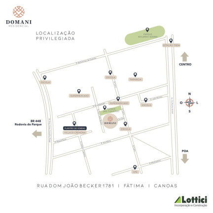 Imagem Apartamento com 2 Quartos à Venda, 52 m² em Fátima - Canoas Imagem Apartamento com 2 Quartos à Venda, 52 m² em Fátima - Canoas