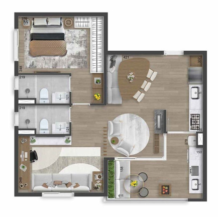 Imagem Apartamento com 2 Quartos à Venda, 78 m² em Alphaville - Barueri Imagem Apartamento com 2 Quartos à Venda, 78 m² em Alphaville - Barueri