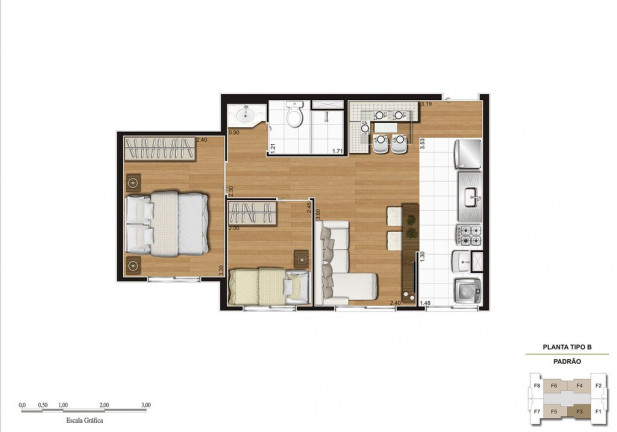 Imagem Apartamento com 2 Quartos à Venda, 55 m² em Vila Galvão - Guarulhos