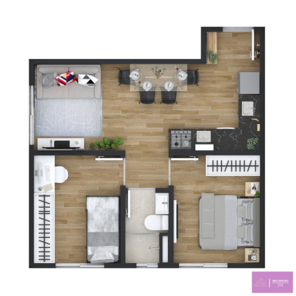 Imagem Apartamento com 2 Quartos à Venda, 40 m² em Jardim Da Rainha - Itapevi