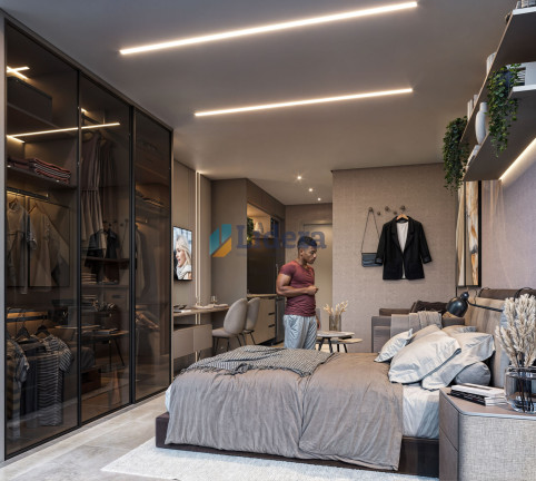 Flat com 1 Quarto à Venda, 24 m² em Jardim Oceania - João Pessoa