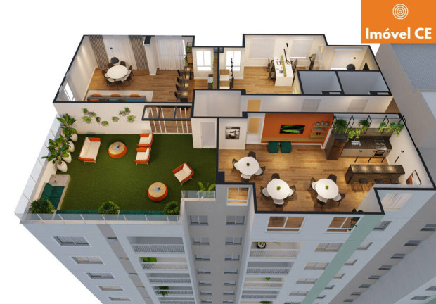 Imagem Apartamento com 2 Quartos à Venda, 47 m² em Praia Do Futuro Ii - Fortaleza Imagem Apartamento com 2 Quartos à Venda, 47 m² em Praia Do Futuro Ii - Fortaleza