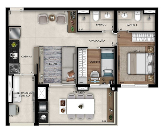 Imagem Apartamento com 2 Quartos à Venda, 64 m² em Tucuruvi - São Paulo