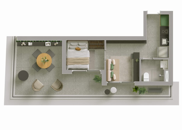 Imagem Imóvel com 1 Quarto à Venda, 32 m² em Liberdade - São Paulo