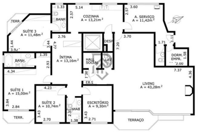 Imagem Apartamento com 3 Quartos à Venda, 190 m² em Itaim Bibi - São Paulo