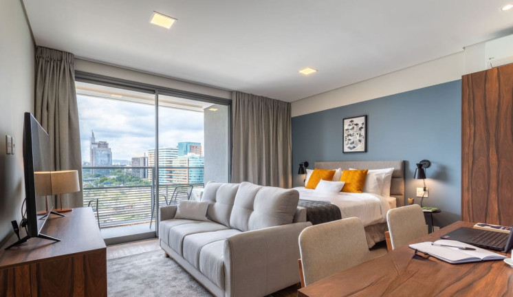 Apartamento com 1 Quarto para Alugar, 32 m² em Pinheiros - São Paulo