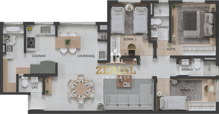 Imagem Apartamento com 3 Quartos à Venda, 83 m² em Barcelona - São Caetano Do Sul Imagem Apartamento com 3 Quartos à Venda, 83 m² em Barcelona - São Caetano Do Sul