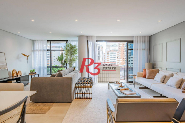 Imagem Apartamento com 3 Quartos à Venda, 185 m² em Gonzaga - Santos