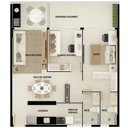 Imagem Apartamento com 2 Quartos à Venda, 77 m² em Manaíra - João Pessoa Imagem Apartamento com 2 Quartos à Venda, 77 m² em Manaíra - João Pessoa