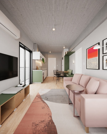 Imagem Apartamento com 2 Quartos à Venda, 41 m² em São Francisco - Curitiba