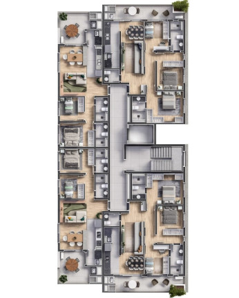 Imagem Apartamento com 2 Quartos à Venda, 66 m² em Portão - Curitiba
