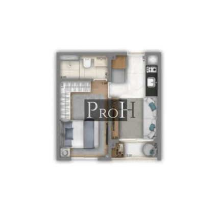 Imagem Imóvel com 2 Quartos à Venda, 40 m² em Nova Klabin - São Paulo Imagem Imóvel com 2 Quartos à Venda, 40 m² em Nova Klabin - São Paulo