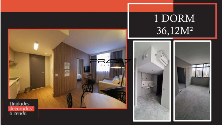 Imagem Imóvel com 1 Quarto à Venda, 20 m² em Batel - Curitiba