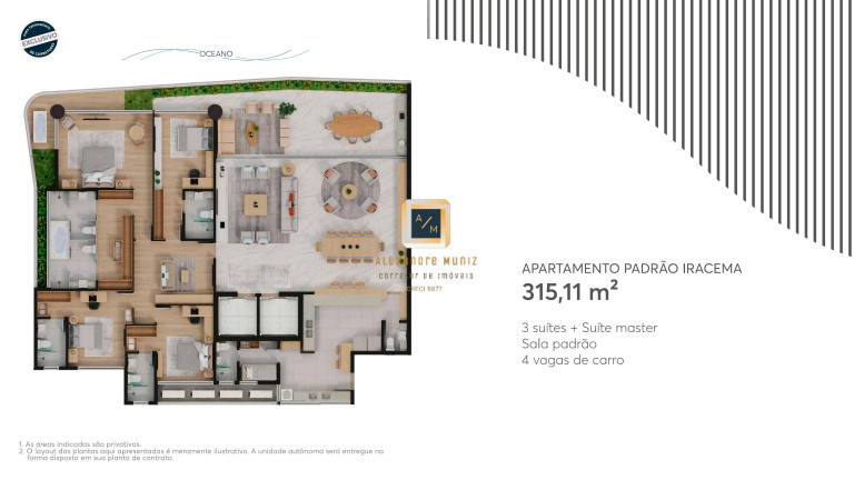 Imagem Apartamento com 4 Quartos à Venda, 315 m² em Meireles - Fortaleza Imagem Apartamento com 4 Quartos à Venda, 315 m² em Meireles - Fortaleza