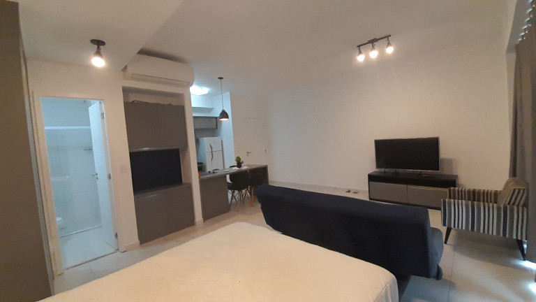 Imagem Apartamento com 1 Quarto para Alugar, 41 m² em José Menino - Santos