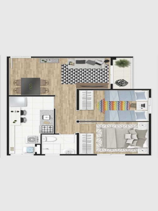 Imagem Imóvel com 2 Quartos à Venda, 47 m² em Jardim Monte Alegre - Taboão Da Serra Imagem Imóvel com 2 Quartos à Venda, 47 m² em Jardim Monte Alegre - Taboão Da Serra