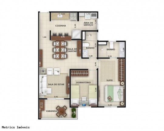 Imagem Imóvel com 3 Quartos à Venda, 73 m² em Jardim Rosinha - Itu