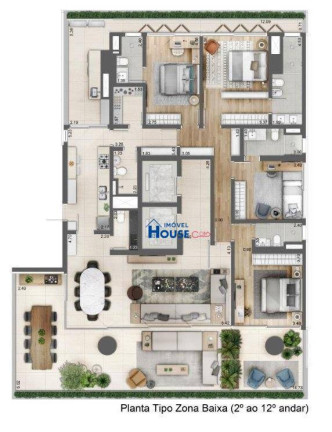 Imagem Apartamento com 4 Quartos à Venda, 263 m² em Jardins - São Paulo Imagem Apartamento com 4 Quartos à Venda, 263 m² em Jardins - São Paulo