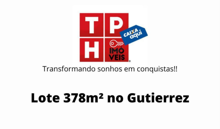 Imagem Terreno à Venda, 378 m² em Gutierrez - Belo Horizonte