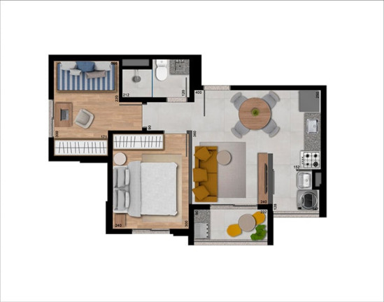 Imagem Apartamento com 2 Quartos à Venda, 40 m² em Jardim Prudência - São Paulo