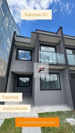 Sobrado com 3 Quartos à Venda, 62 m² em Campo De Santana - Curitiba