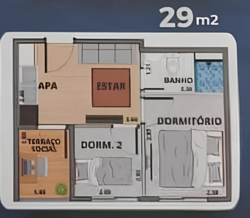 Imagem Apartamento com 2 Quartos à Venda, 29 m² em Barra Funda - São Paulo Imagem Apartamento com 2 Quartos à Venda, 29 m² em Barra Funda - São Paulo