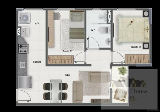 Imagem Casa com 2 Quartos à Venda, 50 m² em Centro - Diadema