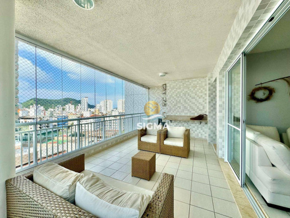 Imagem Apartamento com 3 Quartos à Venda, 131 m² em Jardim Astúrias - Guarujá
