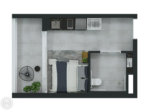 Imagem Imóvel com 1 Quarto à Venda, 22 m² em Santo Amaro - São Paulo