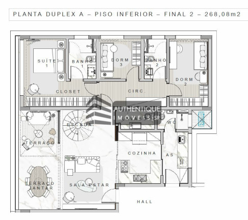 Imagem Cobertura com 3 Quartos à Venda, 268 m² em Pinheiros - São Paulo