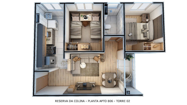 Imagem Apartamento com 2 Quartos à Venda, 39 m² em Castelo Branco - Salvador
