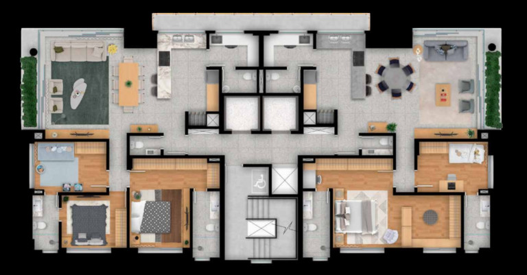 Imagem Imóvel com 3 Quartos à Venda, 123 m² em Mont Serrat - Porto Alegre Imagem Imóvel com 3 Quartos à Venda, 123 m² em Mont Serrat - Porto Alegre
