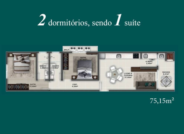 Imagem Apartamento com 2 Quartos à Venda, 70 m² em Bombas - Bombinhas Imagem Apartamento com 2 Quartos à Venda, 70 m² em Bombas - Bombinhas