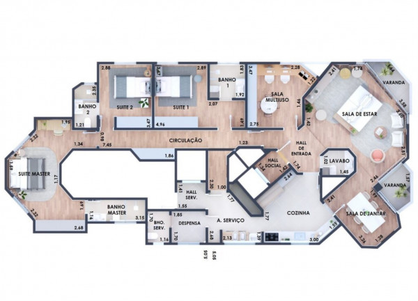 Imagem Imóvel com 3 Quartos à Venda, 169 m² em Moema - São Paulo