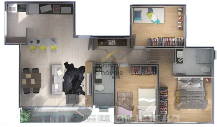 Imagem Apartamento com 2 Quartos à Venda, 53 m² em Cabral - Contagem Imagem Apartamento com 2 Quartos à Venda, 53 m² em Cabral - Contagem