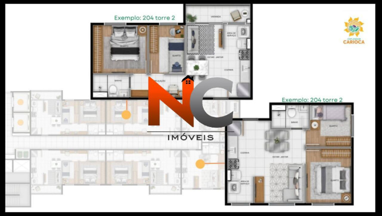 Imagem Apartamento com 2 Quartos à Venda, 37 m² em Del Castilho - Rio De Janeiro Imagem Apartamento com 2 Quartos à Venda, 37 m² em Del Castilho - Rio De Janeiro