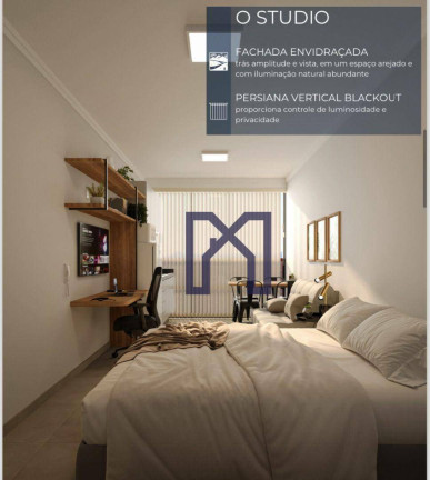Imagem Apartamento com 1 Quarto à Venda, 24 m² em Pinheirinho - Itajubá