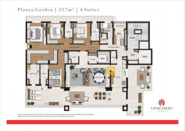Imagem Apartamento com 3 Quartos à Venda, 256 m² em Cambuí - Campinas