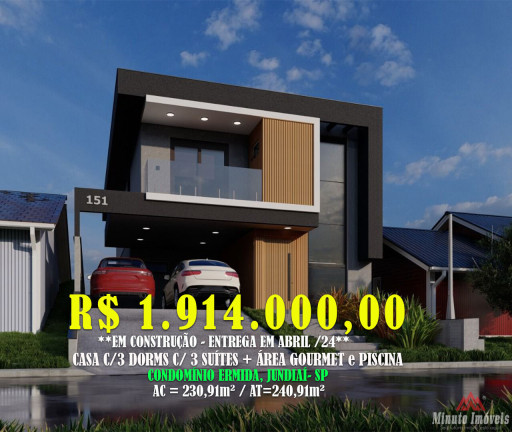 Imagem Casa com 3 Quartos à Venda, 230 m² em Centro - Jundiaí