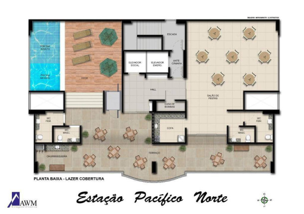 Foto do imóvel Apartamento com 3 Quartos à Venda, 77 m² em Casa Caiada - Olinda