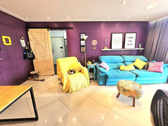Imagem Apartamento com 3 Quartos à Venda, 111 m² em Encruzilhada - Santos