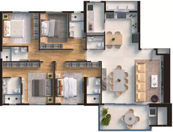 Imagem Apartamento com 4 Quartos à Venda, 160 m² em Centro - Balneário Camboriú Imagem Apartamento com 4 Quartos à Venda, 160 m² em Centro - Balneário Camboriú