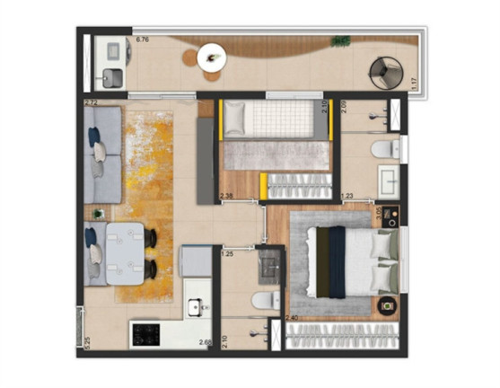 Imagem Apartamento com 2 Quartos à Venda, 47 m² em Vila Pompéia - São Paulo Imagem Apartamento com 2 Quartos à Venda, 47 m² em Vila Pompéia - São Paulo