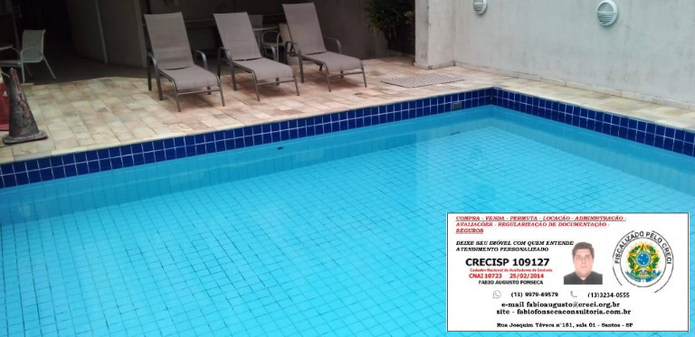 Imagem Flat com 1 Quarto à Venda, 80 m² em Gonzaga - Santos